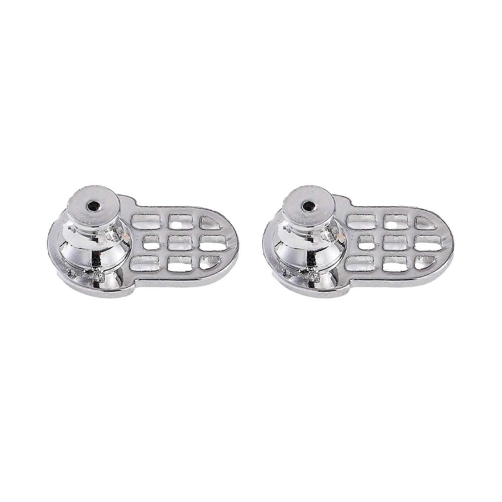Secure Locking Earring Backs Sturdy Earring Supports For Heavy Earrings Sturdy Mesh Design Sophisticated Comfort Fit  Silver