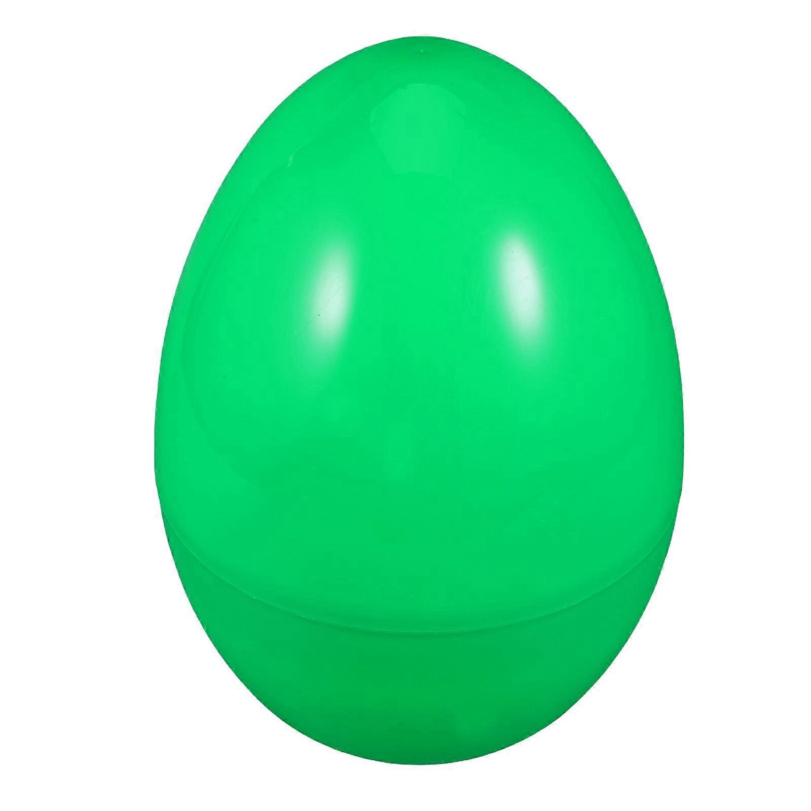 Green Plastic Easter Egg Fillable Holder for Large Party Decorations