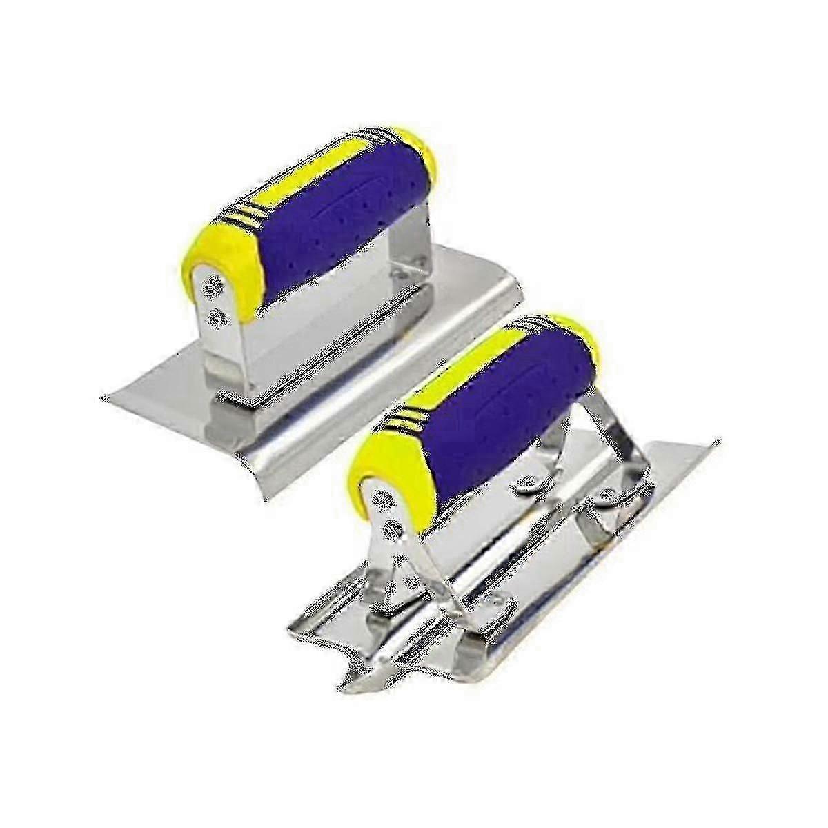 الفولاذ المقاوم للصدأ ملموسة اليد المقلم وأدوات Groover مجموعة الجص الاسمنت التشطيب كيت