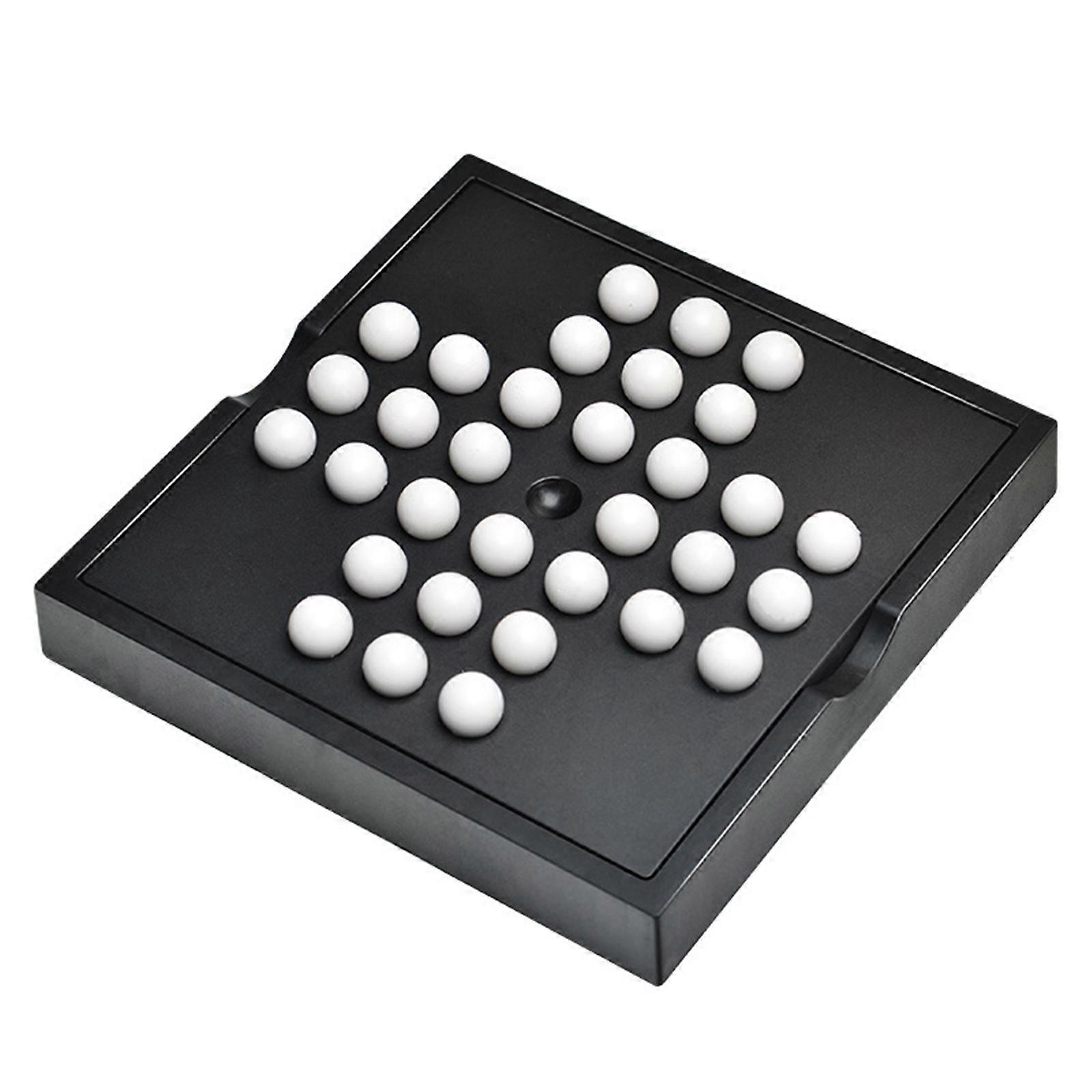 Indoor Single Player Board Game Educational Puzzle Game Strategic Checkers Board Game Puzzle Toy for Boy Girls Kids Multicolor