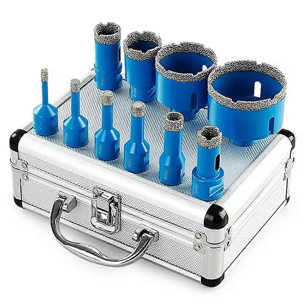 Brazed Dry Drill Bits Kit M14 Thread Diamond Drill Bit Hole Saw Set