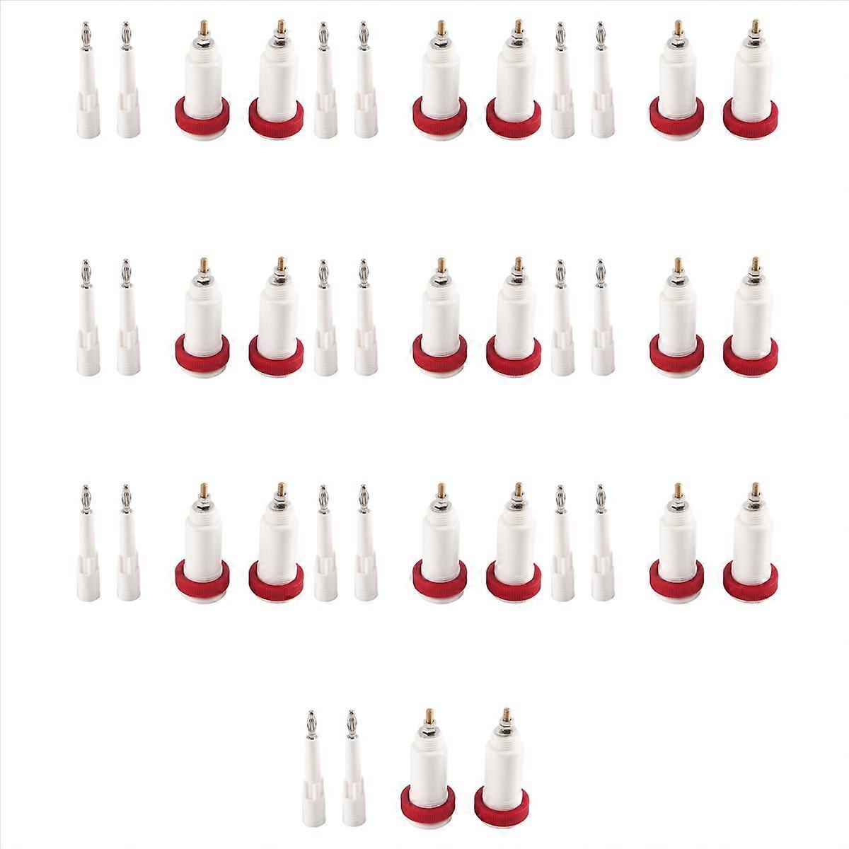 20 Pairs of 4 mm Banana Jack 10Kv -30Kv High Voltage Connector Plug and Socket Power Supply Test Ins