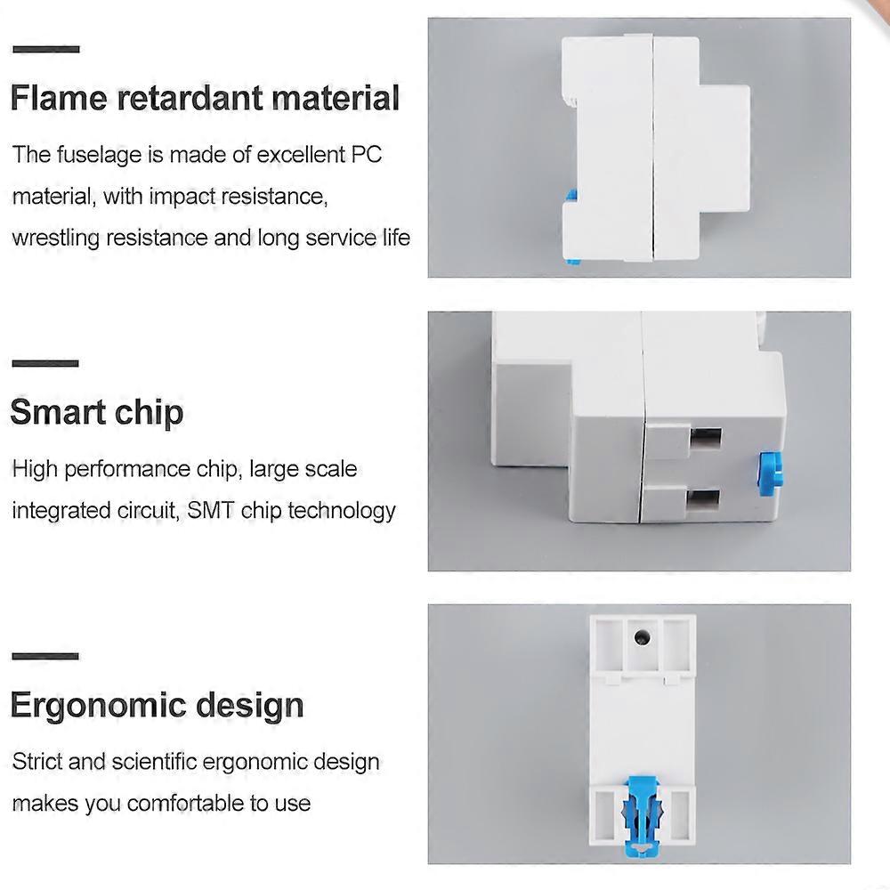 Single Phase WiFi Smart Meter&Timer Electric Power Consumption Monitor APP Remote Control Smart Switch Meter 220VAC 50Hz KWH