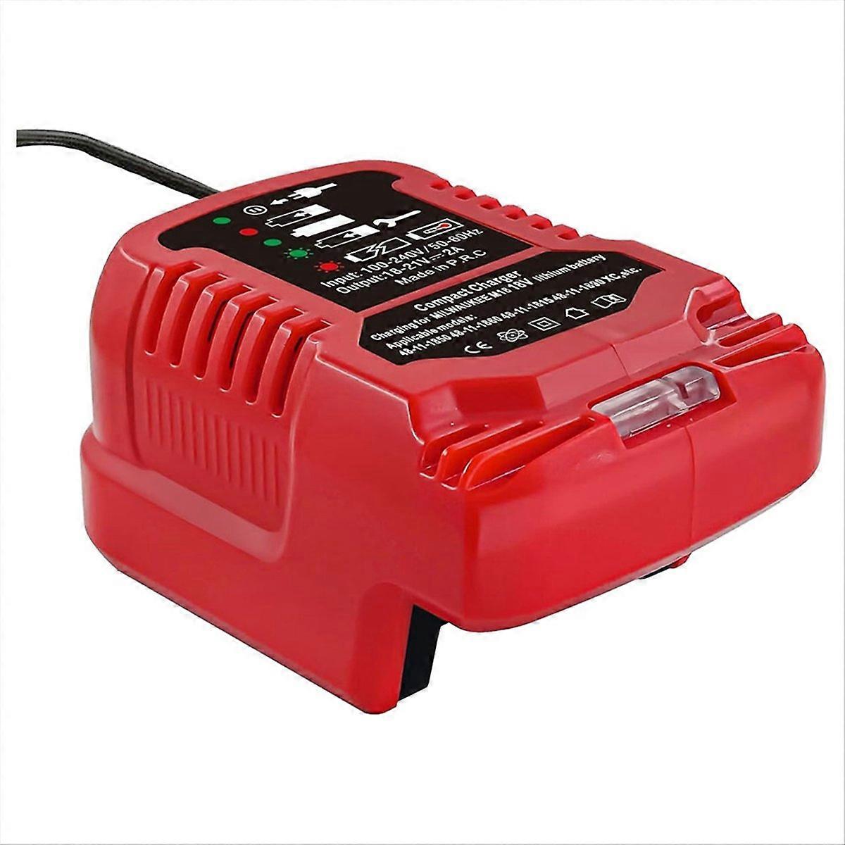 Replace Mini Charger for 18V Battery,1/4 Size of For-Original,for 48-11-1850 48-11-1840 48-11-1815