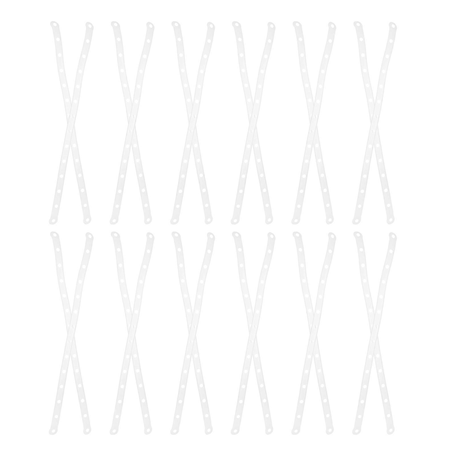 Garment Hanger Connectors Plastic Display Strips for Clothes 30Pcs