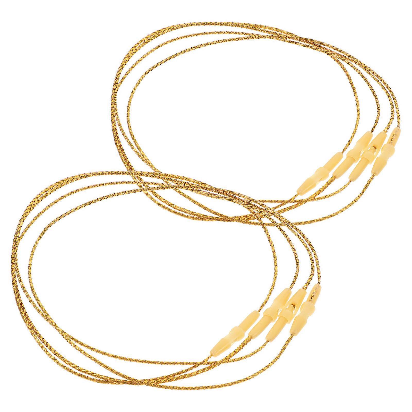 Polyester Ornaments Hangers Strings No-Knot Quick-Insert Halloween Decorations 7.86X0.12X0.12in 100Pcs