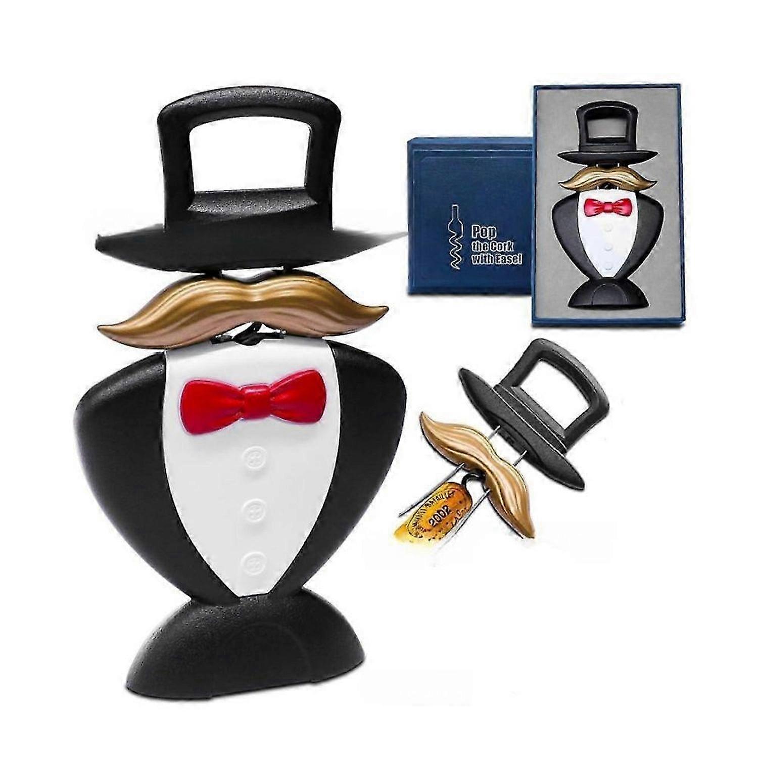 3 in 1 Ah So Two Prong Wine Opener & Cork Remover for Older & Fragile Corks - Easy Uncorking for Connoisseurs