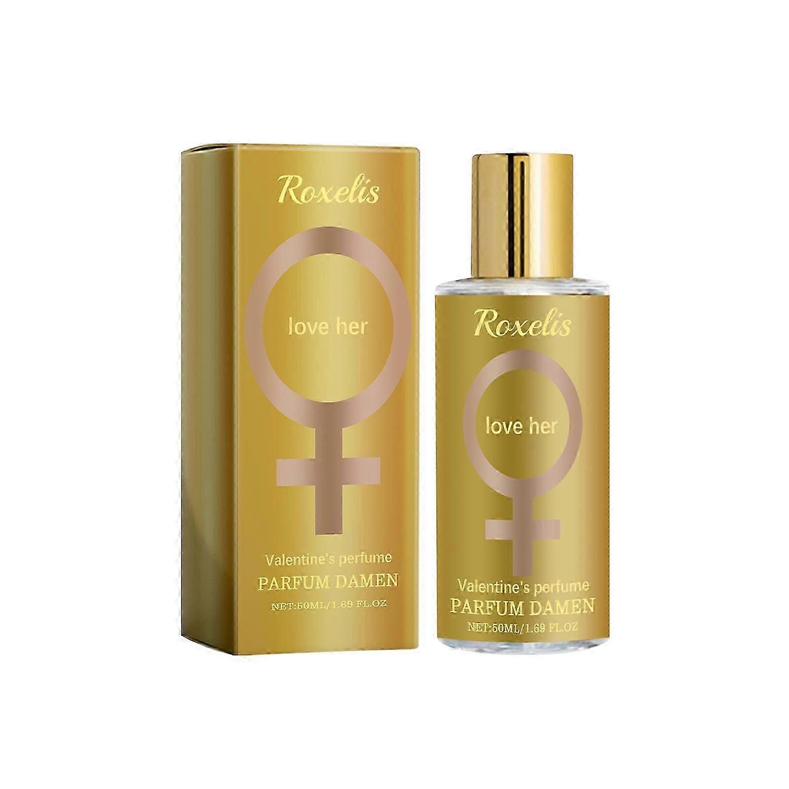 Roxelis Valentine's Day Women's Fragrance: A Natural, Elegant And Fresh Perfume For Daily Use, Leaving A Lingering Fragrance On The Wrist And Body
