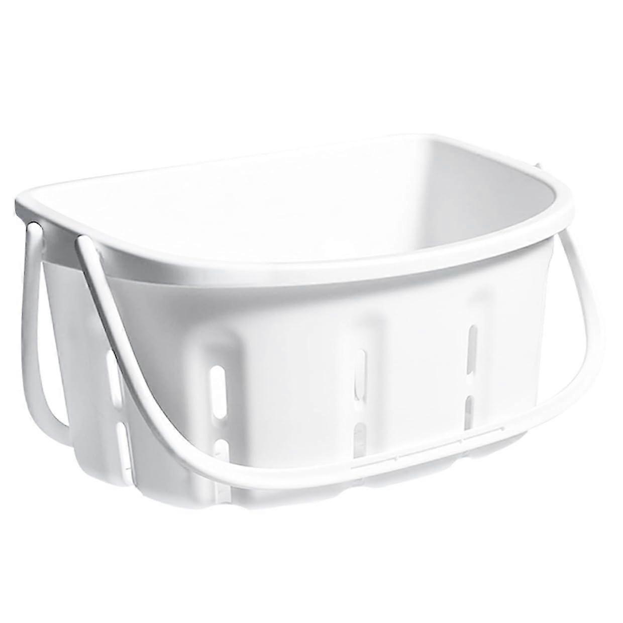 Plastic Shower Caddy with Handle,  Capacity Tilt Design Bathroom Storage Basket for Dorm Kitchen