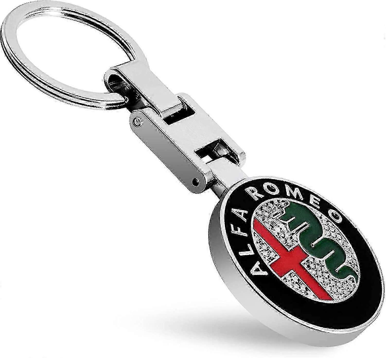 Porte-clés Alfa Romeo avec logo de la marque