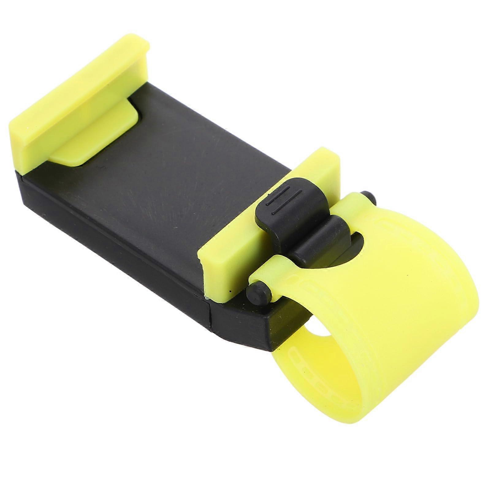 Adjustable Car Steering Wheel Phone Holder with Secure AntiSlip Grip and 360° Rotation