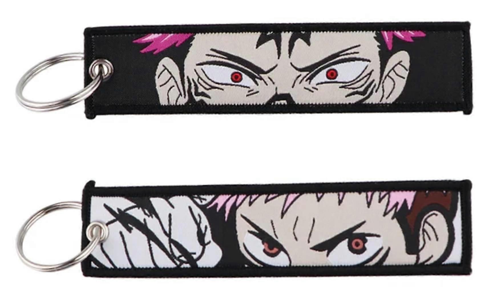 Keychain with DualSided Anime Artwork