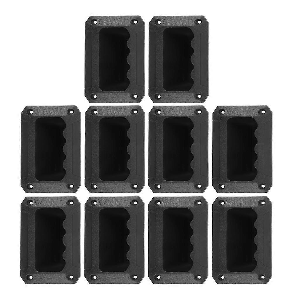 Black Speaker Handle Replacement Plastic Handle for Speaker 10Pcs Sturdy