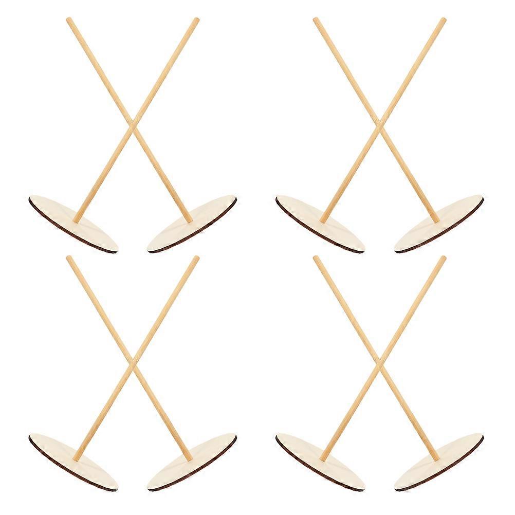 Wooden Donut Holder Stand for Display with Detachable Rack 8Sets