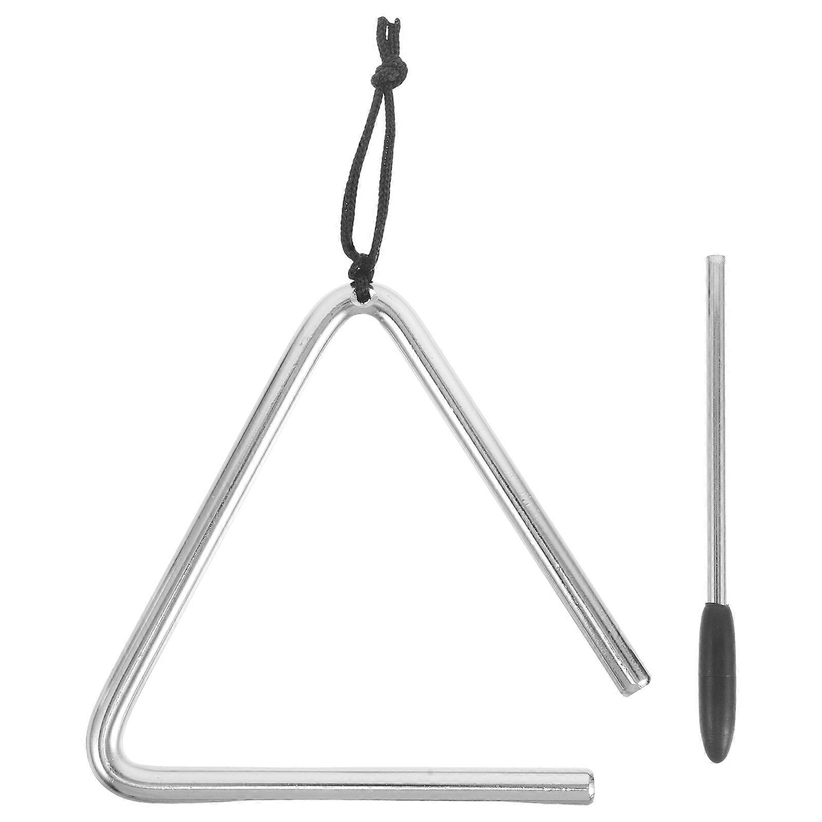 Kids Musical Instruments Set Triangle Instrument 5 Inch Percussion Tool For Classroom Lessons Engaging Music Education 1 Set