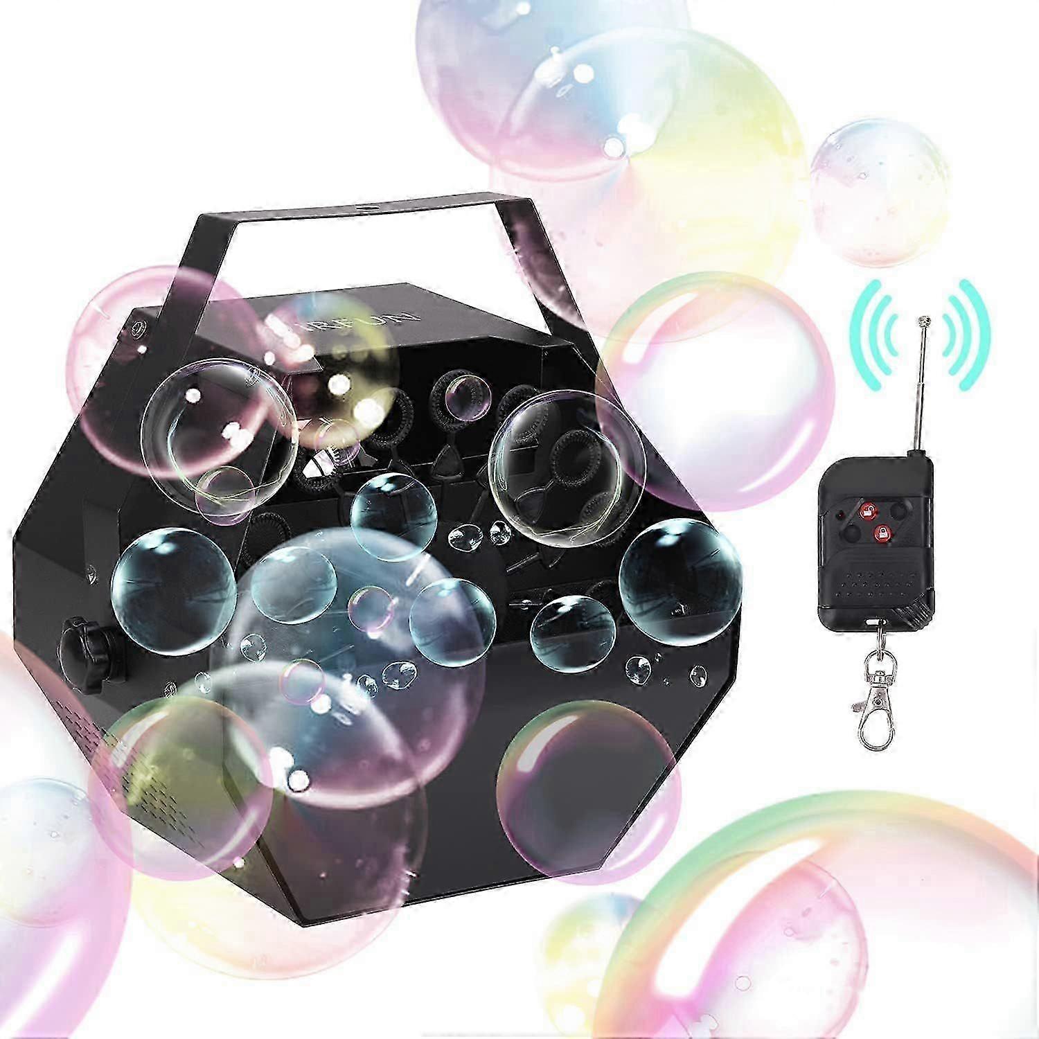 Bubble Machine, Professional Automatic Metal Bubble Machine with Wireless Remote