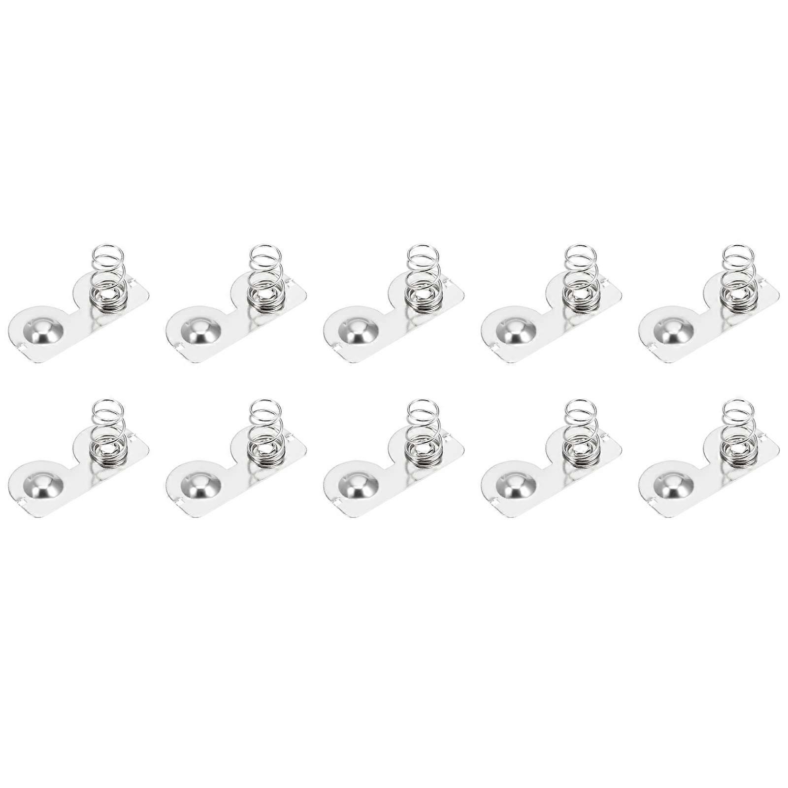 20 Pack AA Battery Contact Plates 26.5x12mm Nickel Plated Spring Connectors for Remote Control