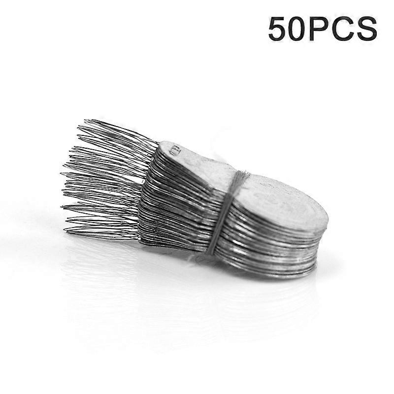50Pcs Bow Wire Needle Threader Stitch Insertion Machine Hand Sewing Thread Tool