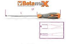 Beta 012900033 1290 4X125 4X125Mm Screwdrivers For Slotted Head Screws