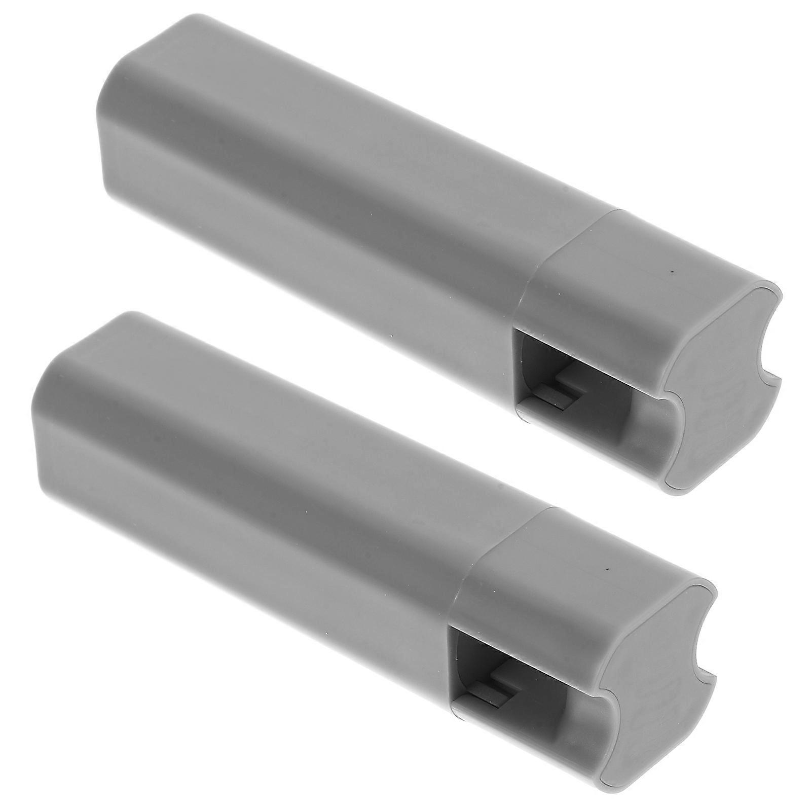 2Pcs Blind Cord Pull End Window Blind Cord Knobs in Light Grey Shade