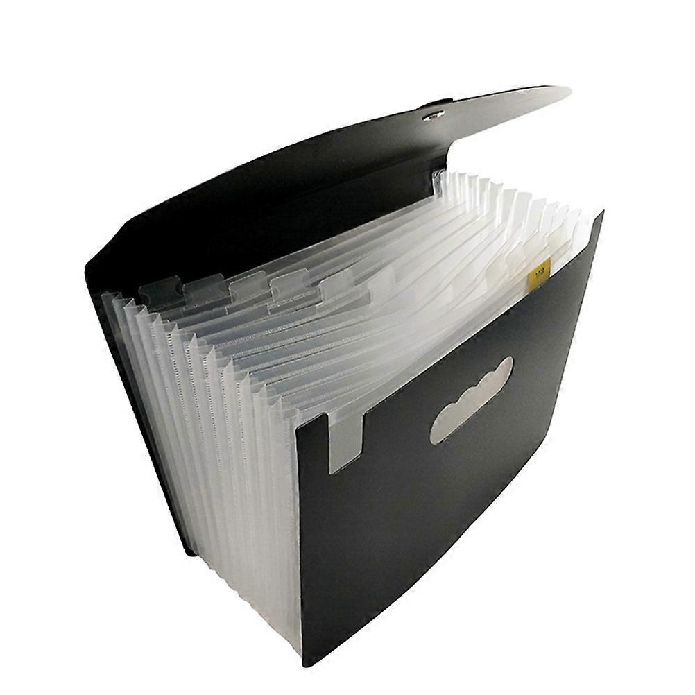 Round A4 File Folder for Students with Lid Made of Plastic White Color Ideal for Document Storage and Organization 1 Piece