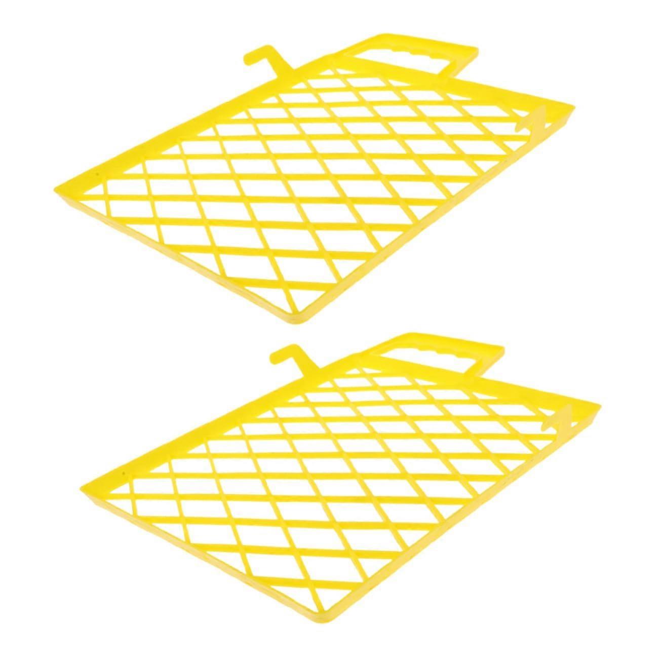 2pcs Paint Tray Liner with Mesh Grid and Paint Screen, Durable Plastic for Smooth Application