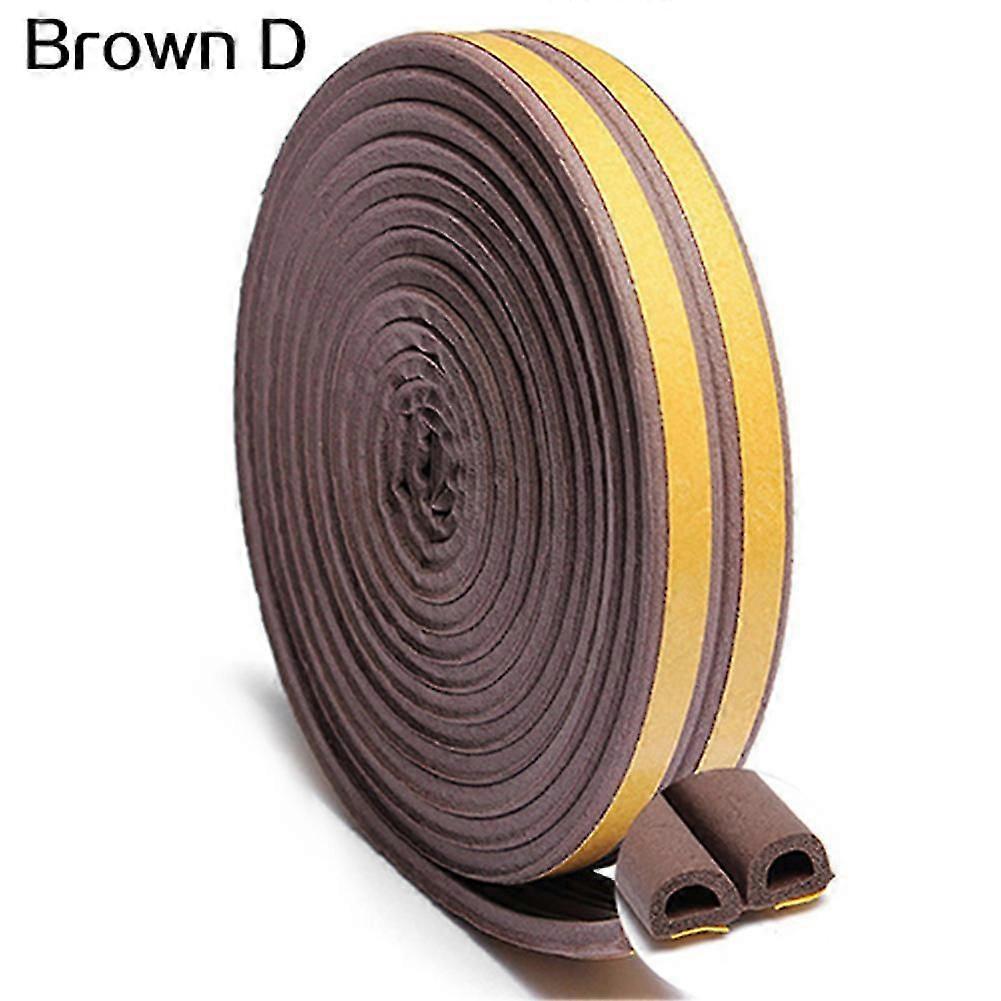 5m/16ft E D P Type Self Adhesive Window Door Draught Excluder Seal Strip