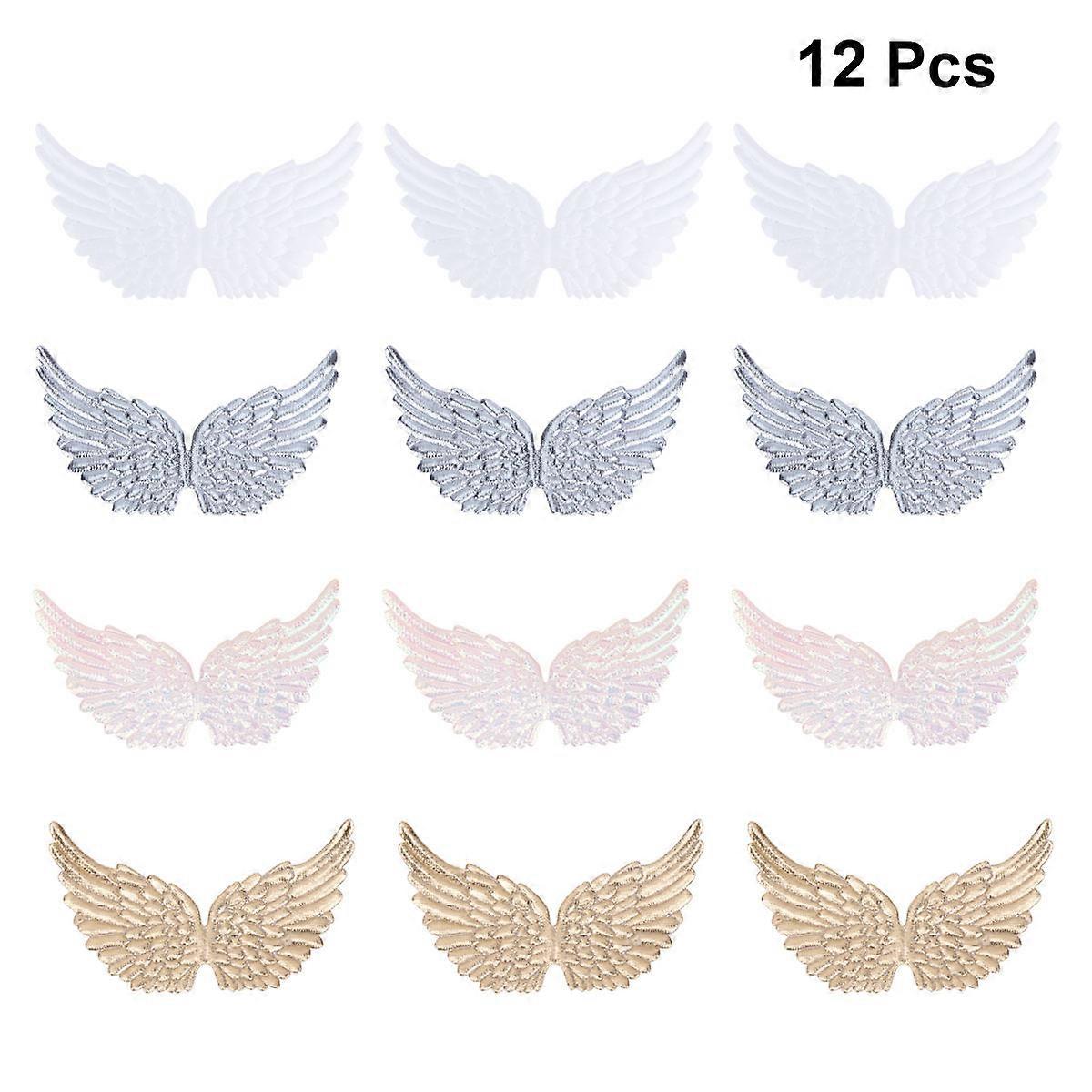 Creative DIY Mini Wing Angel Wings for Costume Decor 12Pcs Assorted Color