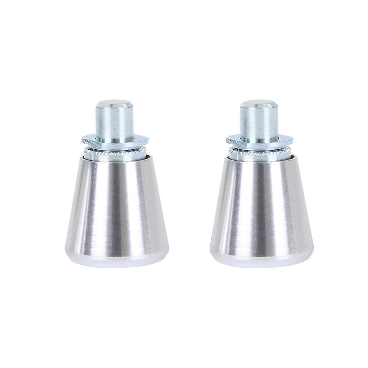 Plunger Latches Spring Loaded Silver For Chassis Assembly Cylindrical Locking 2Set