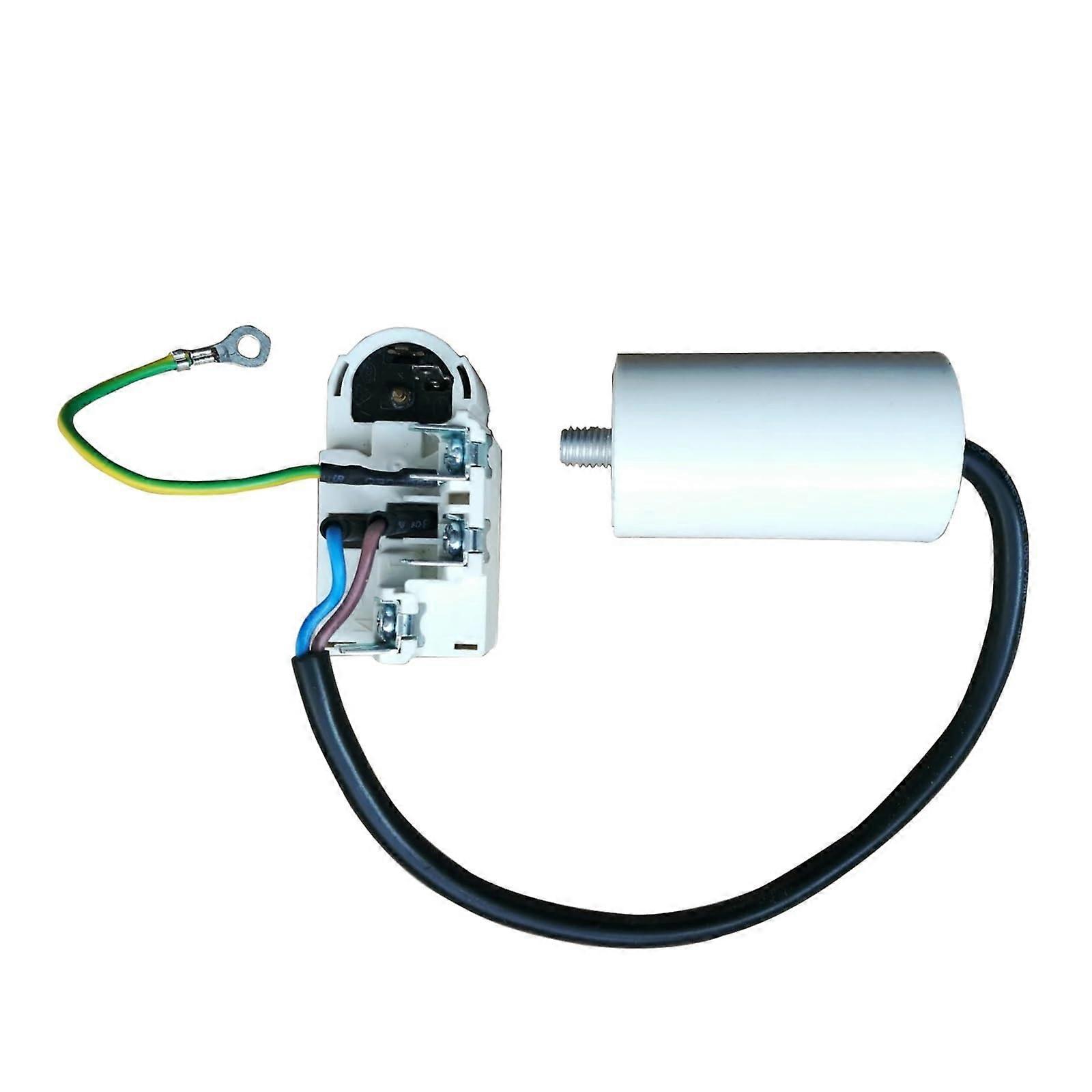 TYQZ108 Refrigerator Compressor Start Relay with Capacitor, Energy Saving Overload Protector Kit