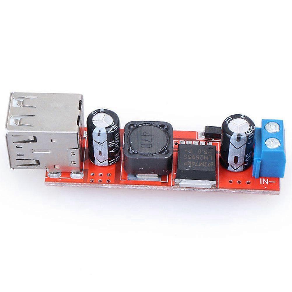 Dual USB 9V/12V/24V/36V to 5V Converter DC-DC 3A Power Module