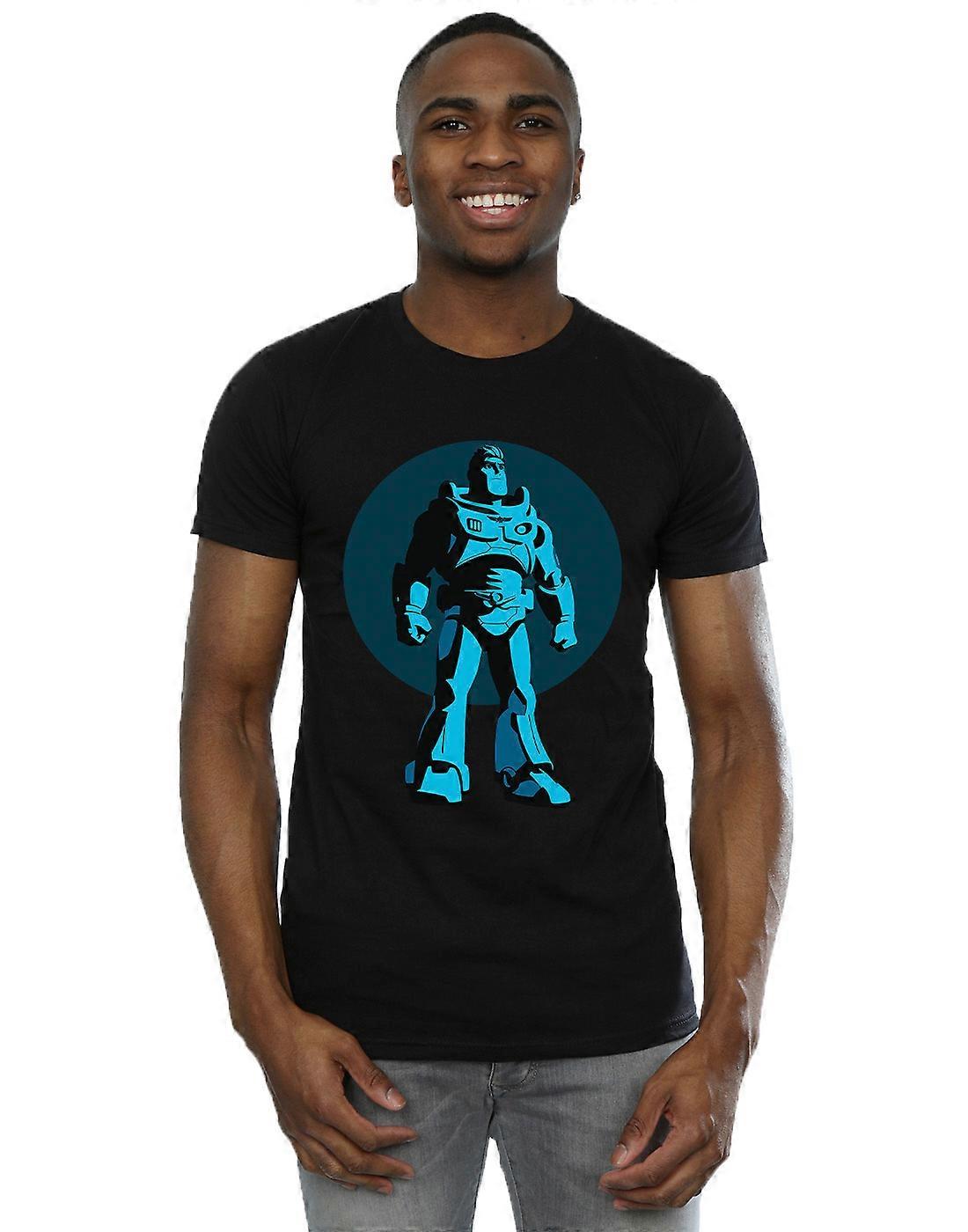 Disney Men's Lightyear Buzz Standing Circle T-Shirt