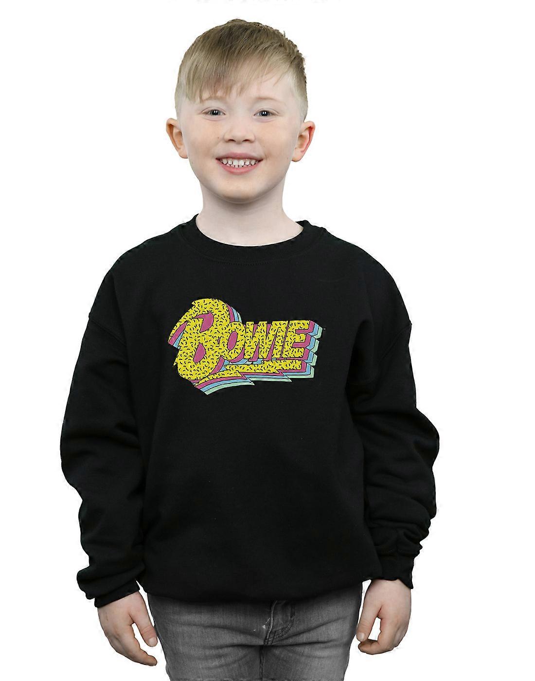 David Bowie Boys Moonlight 90s Logo Sweatshirt