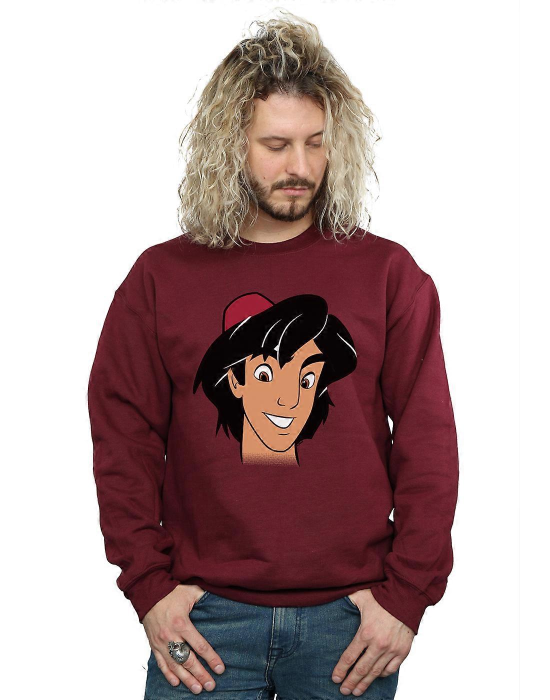 Disney Menn's Aladdin Headshot Sweatshirt