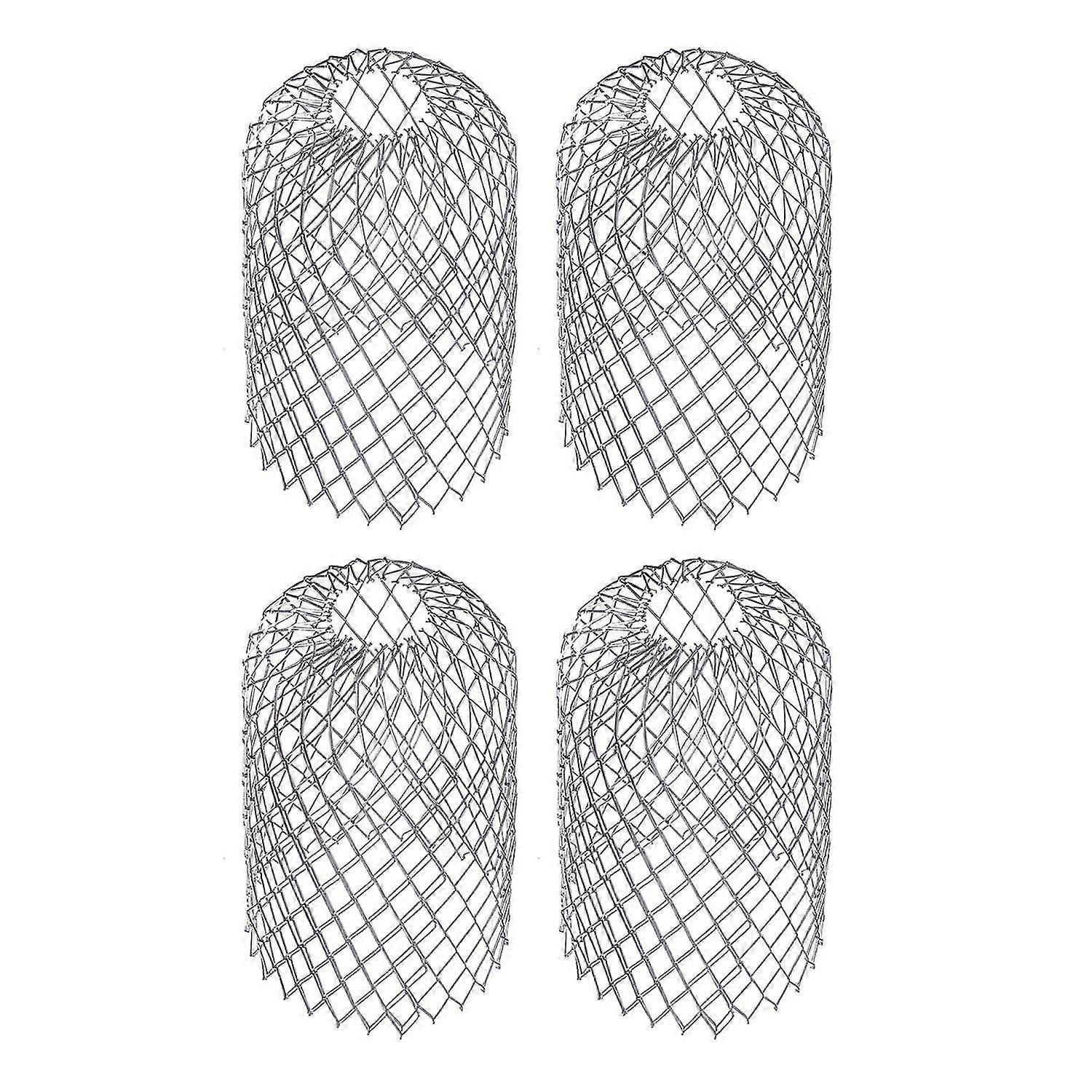 4Pcs Stainless Steel Gutter Guard Convenient Fine Mesh Downpipe Protection Gutter Sieve fo