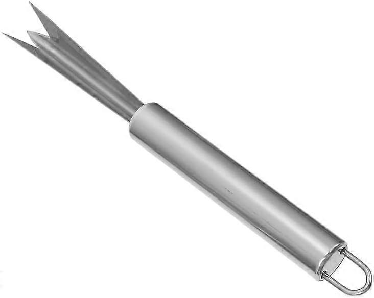 WShaped Stainless Steel Pineapple Eye Remover with Precision Blade for Kitchen Fruit Prep 18.5cm