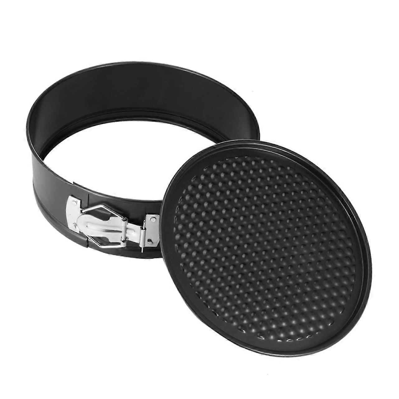 Non Stick Springform Cake Pan with Removable Bottom for Baking Cakes Cheesecakes and Mousse Black