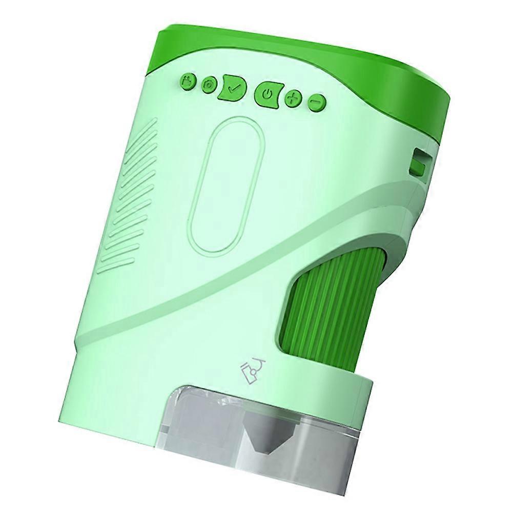 XV70 Children'S Pocket Microscope 800x 2-Inch Screen Usb Electronic Digital Microscope Telescope Pocket Microscope Green