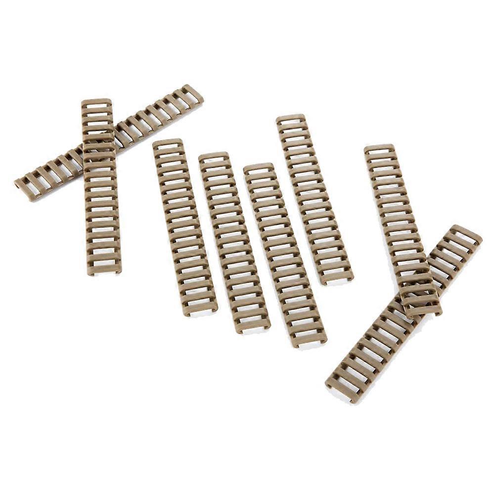 8 Stück Polymer Soft Easy Install Leiter, 18 Schlitze, Sandfarbe