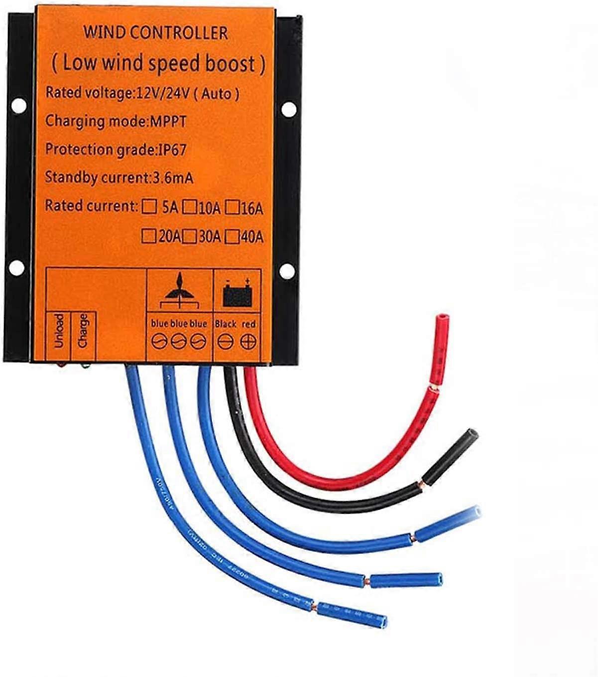 5000W 48V MPPT Wind Turbine Charge Controller Waterproof Auto Control with Overvoltage Protection