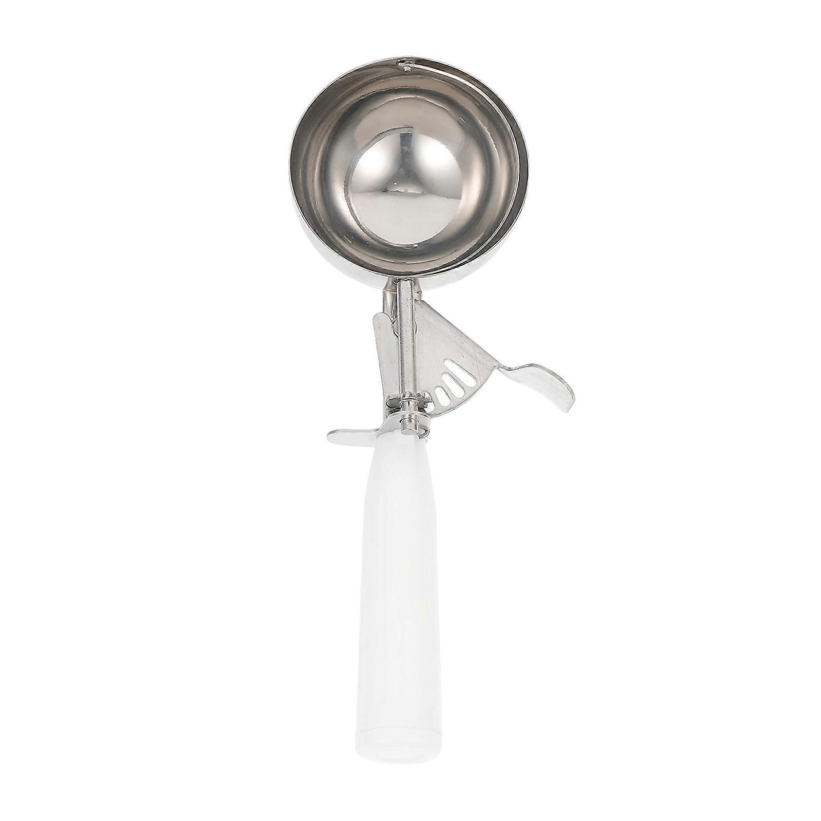 Comfortable Handle Ice Cream Scoop For Home Use 8Cm Round Scooping 1Pcs