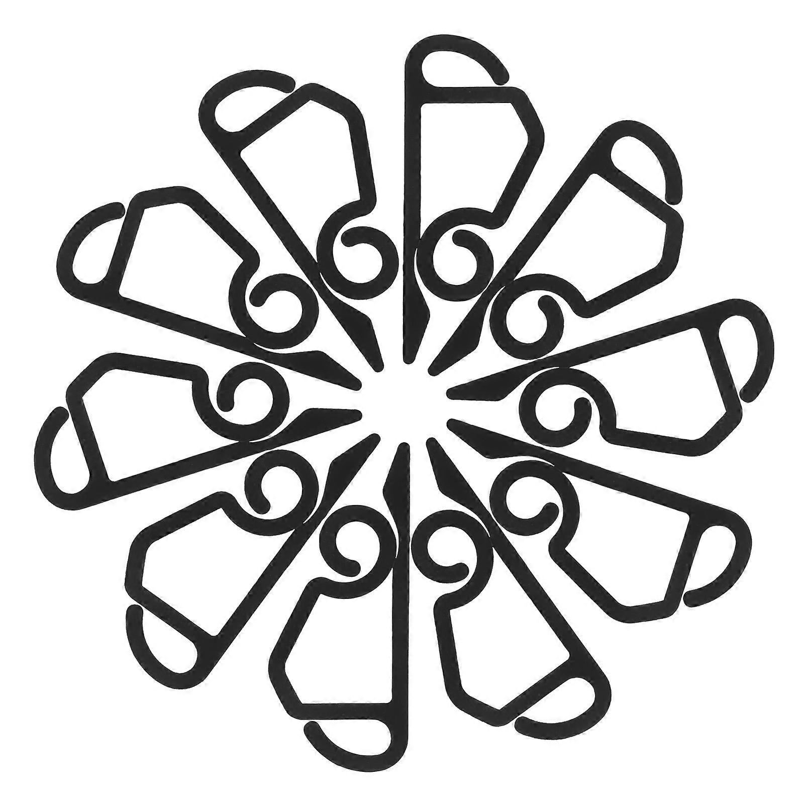 Plastic Black Hooks for Hanging String Lights Outdoor 360Pcs for Holiday