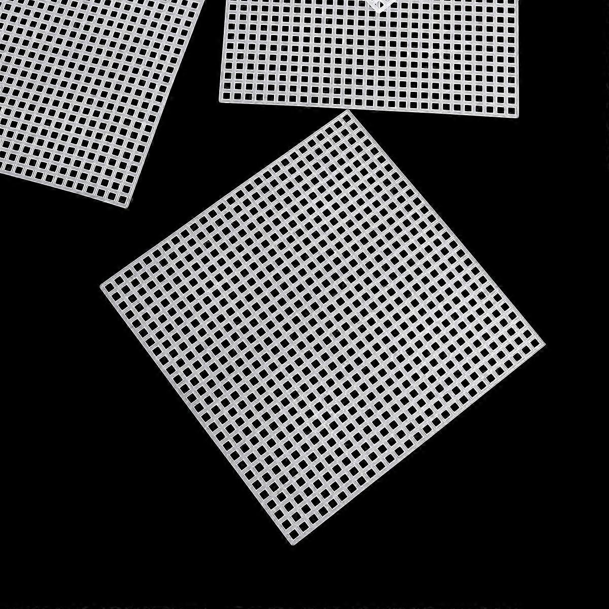 DIY Plastic Mesh Cross Stitch Meshes for 30Pcs White Material