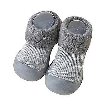 Poikien Tyttöjen Sukat Kengät Taapero Lämmittävät Lattiasukat Liukumattomat Kävelykengät 2-2,5 Vuodelle
