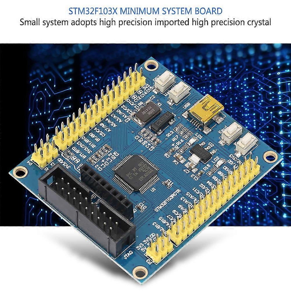 EBTOOLS STM32F103X Minimum System Development Board,STM32F103RCT6 Chip Microcontroller OLED Display Interface Core Board