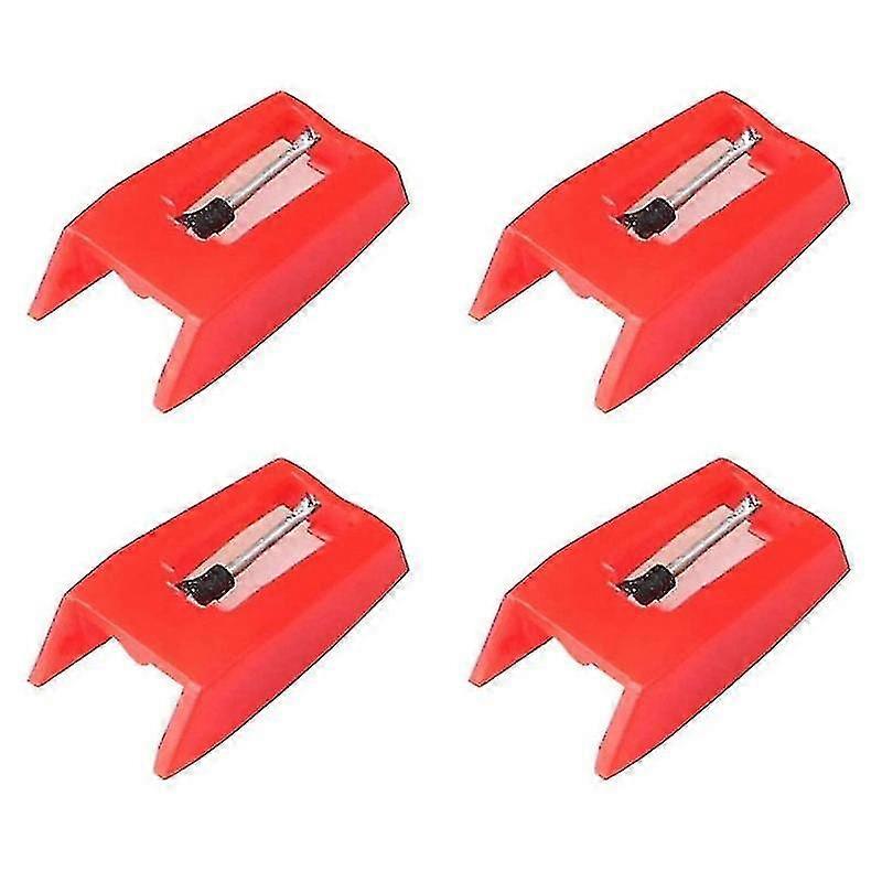 4 Pcs Universal Record Player Needles Replacement Stylus for Turntables