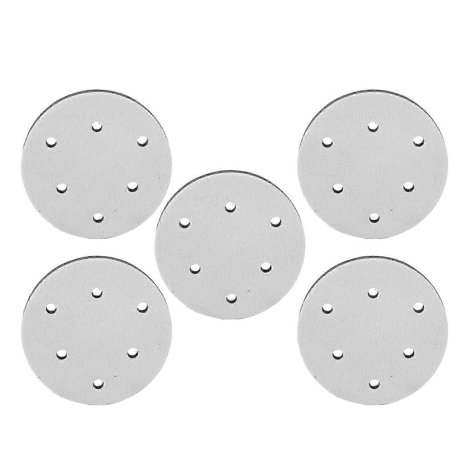 10pcs 5 Inch Soft Sponge Interface Sanding Buffer Pads 6 Hole
