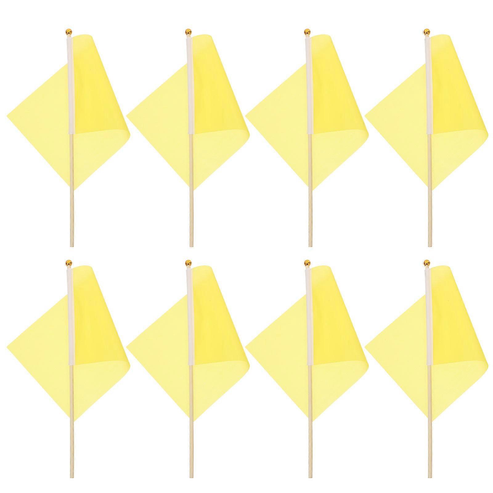Small Hand Flags Bright Colored Flags for Waving 25Pcs Parade Use