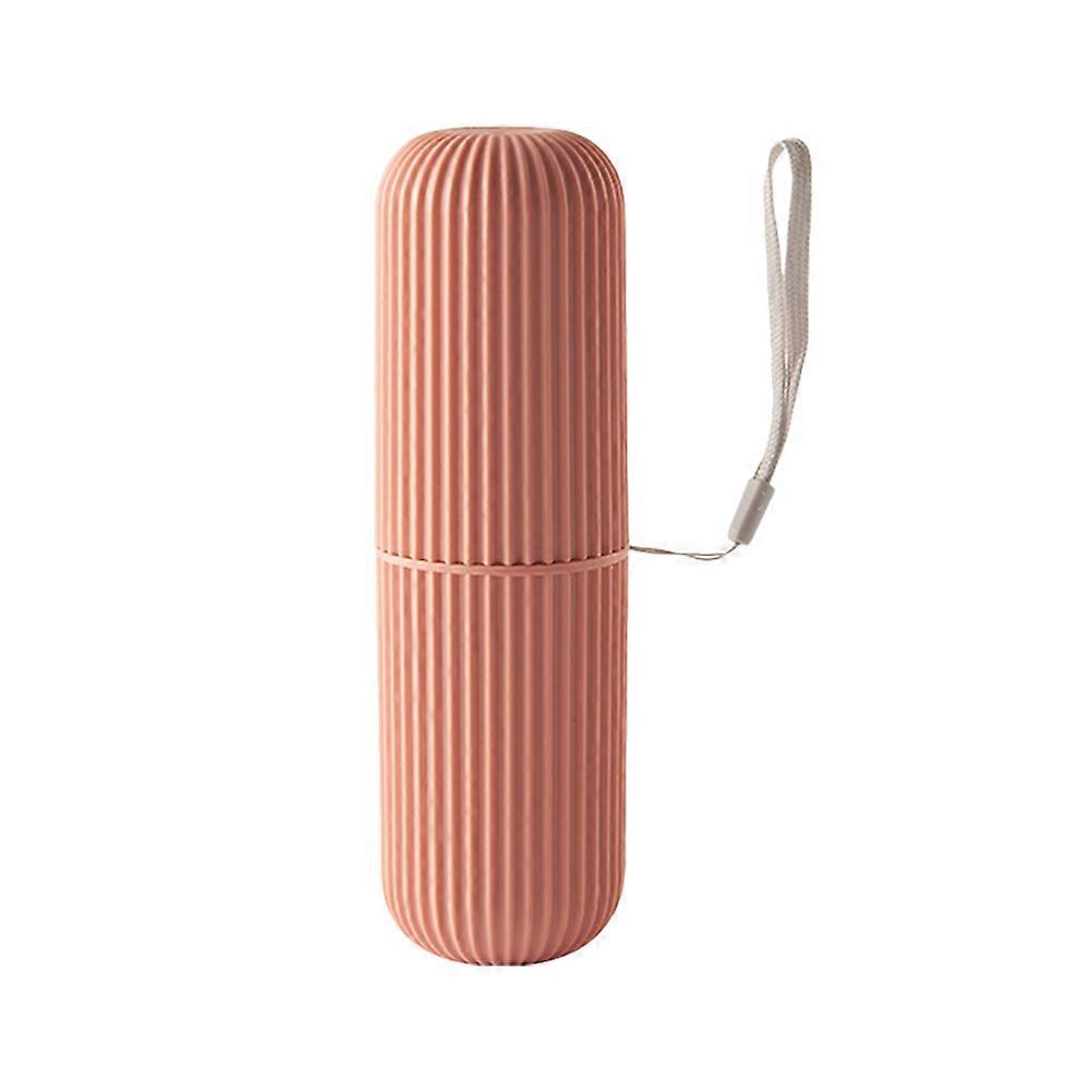 Toothpaste Brush Container Durable Organizer for Storage Use 2Pcs Red