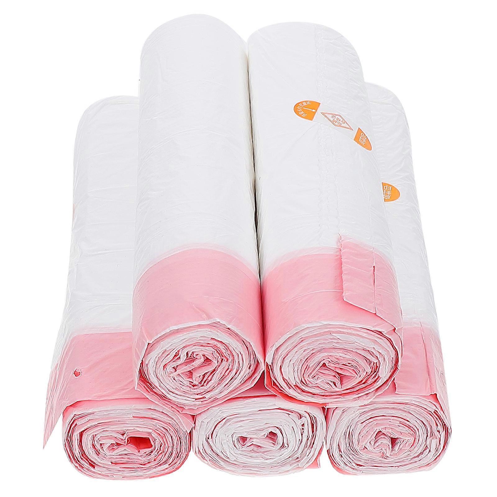 Durable Trash Bag Plastic Drawstring Trash Bag for Storage Use 75Pcs